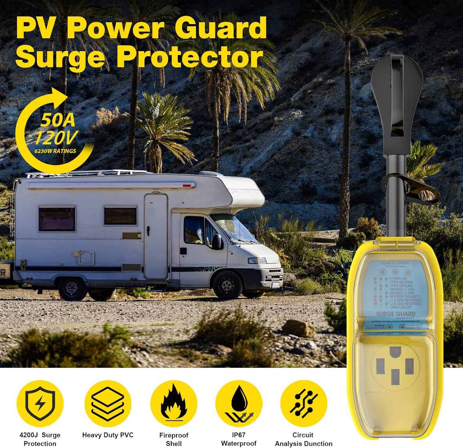 RV Surge Protector 50 Amp - RV must haves for beginners